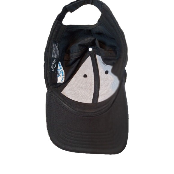 Callaway Golf Hat Black/w Blue Lettering Adjustable-Callaway Staff Invitational - Picture 8 of 9